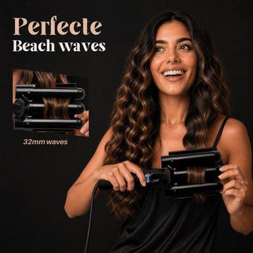 2dekans | Vaive Wafeltang 32 mm - Beach Waves -, Ophalen of Verzenden, Zo goed als nieuw