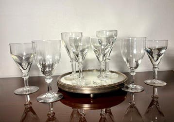 French Production - Drinkset (8) - Glas