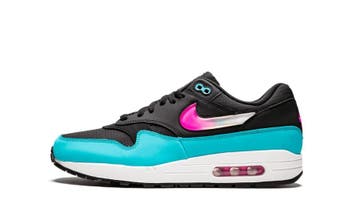 Nike Air Max 1 Jelly Swoosh Black Fuchsia Blue Fury, Nieuw