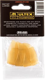 Jim Dunlop rechtshandige Ultex duimplectrum large 4-pack, Ophalen of Verzenden, Nieuw, Banjo