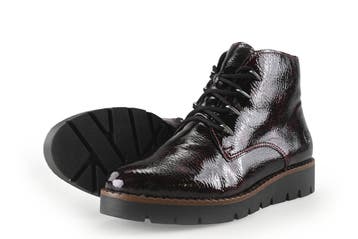 Rieker Veterboots in maat 36 Rood, Verzenden, Overige typen, Zo goed als nieuw, Rood
