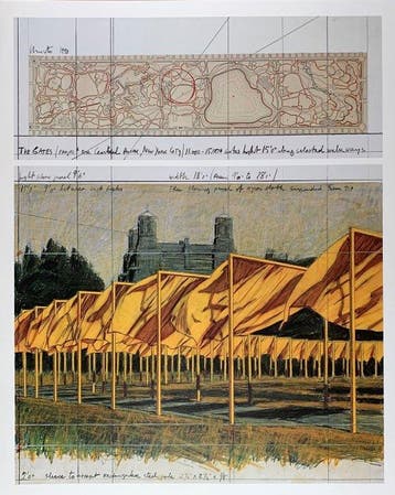 Christo (1935-2020) after - The Gates I, 1990 - Rar Artprint