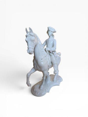 Nymphenburg - Figuur - Cavaliere a cavallo - Hard porselein