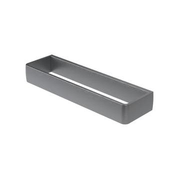 Handdoekring Haceka Aline Grey 25,9x3,5 cm Aluminium Mat, Ophalen of Verzenden, Nieuw