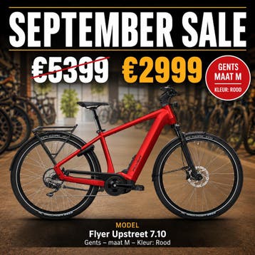 Flyer upstreet 7.10     Van €5399,- voor €2999,-, Fietsen en Brommers, Ophalen of Verzenden, Nieuw, 50 km per accu of meer, Overige merken