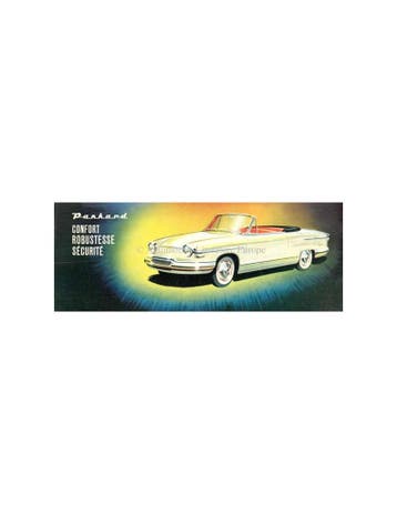 1960 PANHARD PL17 BROCHURE NEDERLANDS, Boeken, Nieuw, Author