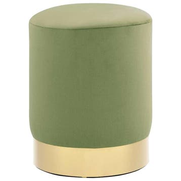 Luxe Bijzettafel Fluweel - Tonvorm | Laatste Stuk!, Minder dan 50 cm, Modern en luxueus, Rond, Minder dan 50 cm