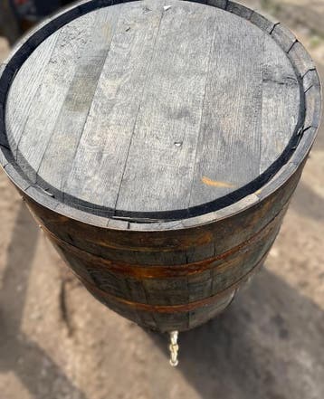 Whiskyvaten 125 L - bloembak - regenton - eikenhout - tuin, Met kraantje, Ophalen of Verzenden, Hout, Nieuw
