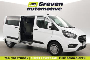 Ford Transit Custom 2.0 TDCI L2H1 Trend, Stof, Gebruikt, Euro 6, Wit