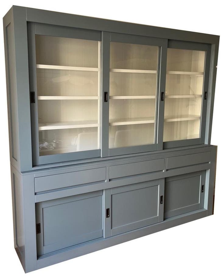 Buffetkast babyblauw Enschede 240cm, Huis en Inrichting, Kasten | Buffetkasten, Ophalen of Verzenden