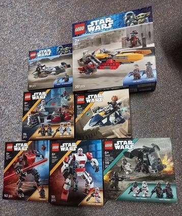 Lego Set - Star Wars - Star Wars 75437 , 75449 , 75412 ,, Nieuw