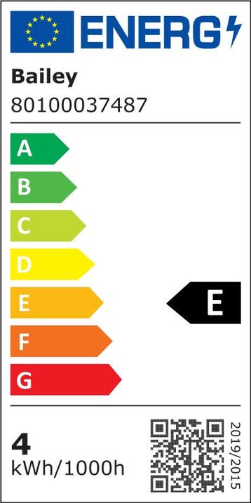 Bailey LED Kogellamp B22d 4W 450lm 2700K helder Niet-Dimb..., Ophalen of Verzenden, Nieuw