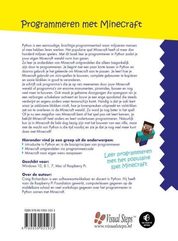 Leren programmeren met Minecraft 9789059055933, Verzenden, Zo goed als nieuw, Craig Richardson
