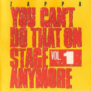 cd - Frank Zappa - You Cant Do That On Stage Anymore Vol. 1, Verzenden, Zo goed als nieuw