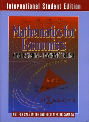 Mathematics For Economists 9780393117523, Verzenden, Zo goed als nieuw