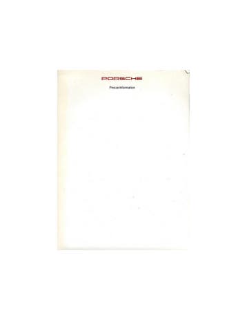 1994 PORSCHE 911 GT2 RENNSPORT SUPERCUP PERSMAP DUITS, Nieuw, Porsche, Author