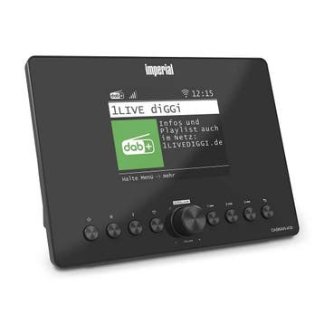 Compacte hybride radiotuner - Internetradio - DAB+ en FM, Ophalen of Verzenden, Nieuw