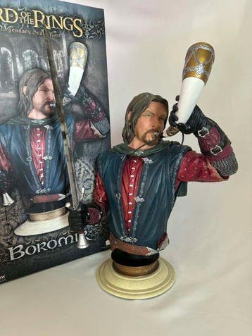 Sideshow Collectibles - Buste, Boromir - 38.1 cm - Hars, Verzamelen, Film en Tv, Nieuw