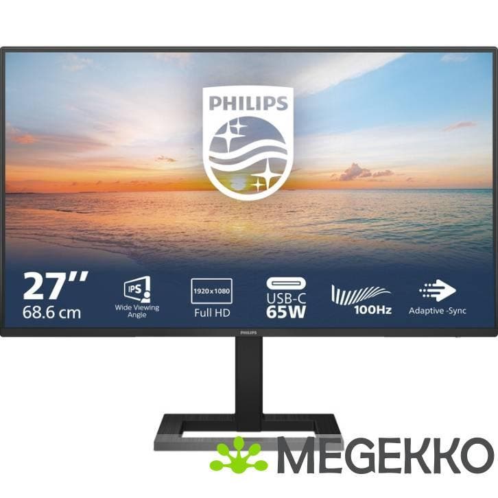 Philips 1000 Series 27E1N1300AE/00 27  Full HD 100Hz USB-C, Computers en Software, Monitoren, Nieuw, Verzenden