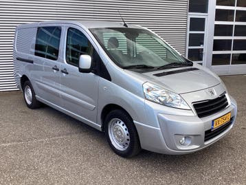 Peugeot Expert 2.0 HDI 130 pk L2 Dubbel Cabine DC EXPORT Air, Euro 5, Stof, Gebruikt, Lease
