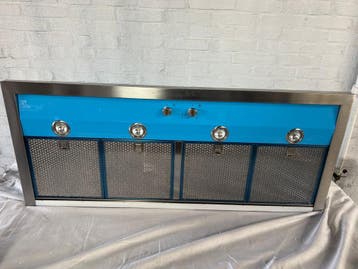 Smeg KPF12T afzuigkap Muurmontage Turkoois 606 m³/uur A+, Verzenden, Zo goed als nieuw