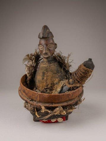 Krachtfiguur / fetischaltaar - Biteki - Yaka - DR Congo