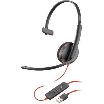 Poly Blackwire C3215 USB-A headset, Ophalen of Verzenden, Nieuw