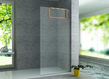 Opbouwnis voor douchewand 30 x 60 x 8 cm Geborsteld brons, Ophalen of Verzenden, Nieuw, Koper, Bad