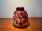 Emile Gallé - Vaas - Glas - Vaas met fuchsias