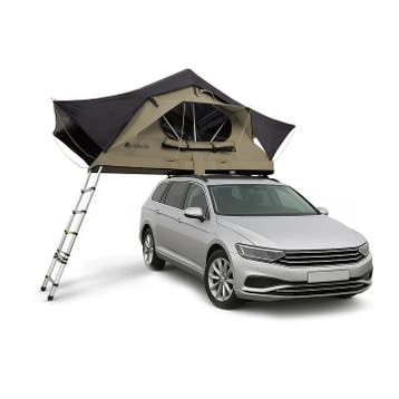 Daktent Lago - 2-persoons - Incl. Matras - Zwart / Kaki, Caravans en Kamperen, Tenten, Verzenden, Nieuw