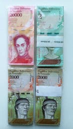 Venezuela. - 400 Banknotes - various dates (Zonder