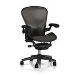 Nieuwe Zitting maat B Herman Miller aeron Classic stoel, Zwart, Nieuw, Ophalen of Verzenden, Bureaustoel