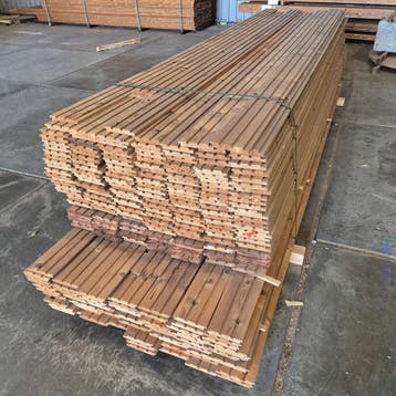 Partij Thermo vuren triple rhombus 3600-3900x143-135x19 mm, Ophalen of Verzenden, Nieuw
