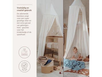 Meyco Baby Klamboe - Pre-washed Hydrofiel - Ademend en zacht, Verzenden, Nieuw