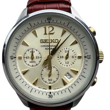 Seiko - Chronograph 100M - Zonder minimumprijs - 6T63-00F0 -