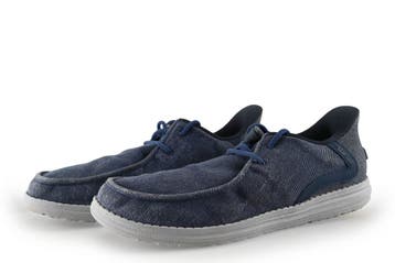 Skechers Instappers in maat 43 Blauw, Overige typen, Zo goed als nieuw, Skechers, Verzenden