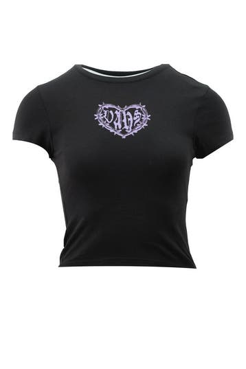 Vans T-shirt in maat S Zwart, Kleding | Dames, Vans, Verzenden, Zo goed als nieuw, Zwart