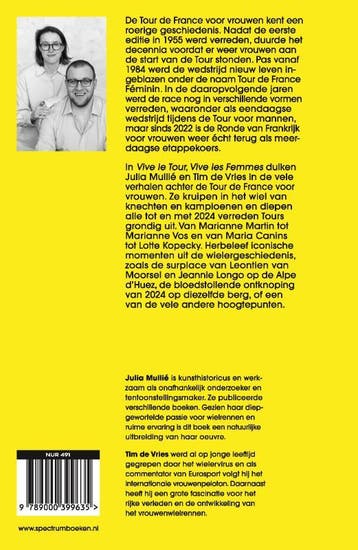 Vive le tour, vive les femmes 9789000399635 Julia Mullié, Verzenden, Zo goed als nieuw, Julia Mullié