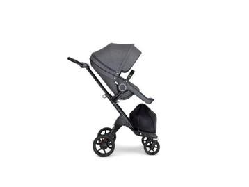 Veiling - Stokke XPLORY Black Melange BLK Hdl - Luxe kinderw, Kinderen en Baby's, Kinderwagens en Combinaties, Nieuw