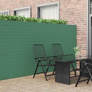 vidaXL Tuinhek Dubbelzijdig Groen 1,8x3 m PVC, Tuin en Terras, Verzenden, Nieuw, Kunststof