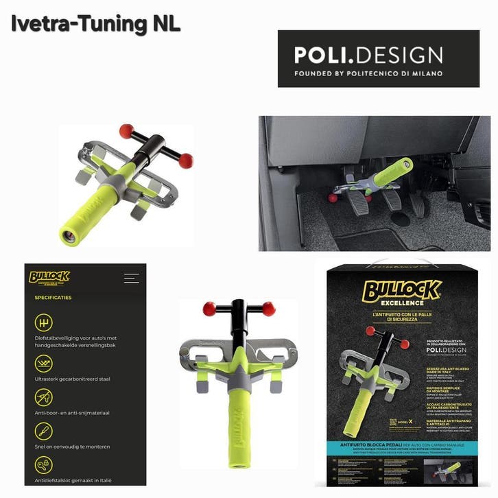 Bullock Pedaalslot Camper | Beveiliging Camper, Caravans en Kamperen, Camper-accessoires, Nieuw, Ophalen of Verzenden