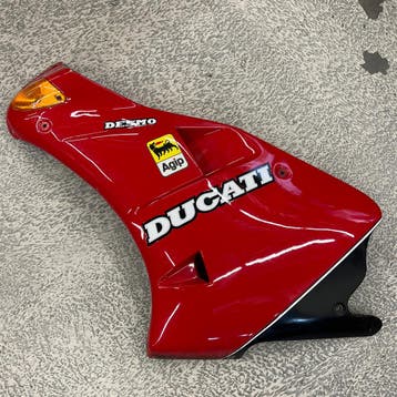 Ducati 851 FAIRING, LH - Red black - 48030011D - 48010011DA, Ophalen of Verzenden, Gebruikt