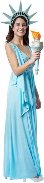 2dekans | Dressforfun Godin der vrijheid XL -, Ophalen of Verzenden, Zo goed als nieuw