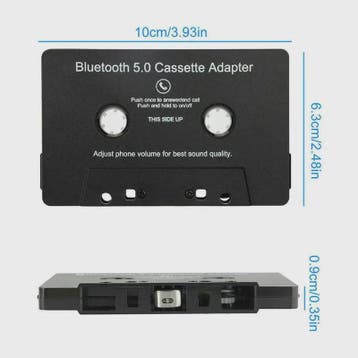Bluetooth 5.0 Cassette Adapter voor Auto: Draadloze Muziek &, Verzenden