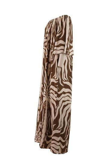 Curviss Jumpsuit in maat S Bruin, Kleding | Dames, Curviss, Verzenden, Zo goed als nieuw, Bruin