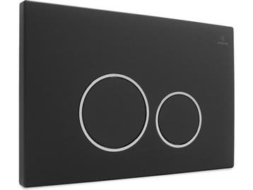 Dynamic Way - Bedieningspaneel - Rond - Mat zwart - Geberit, Verzenden, Zo goed als nieuw