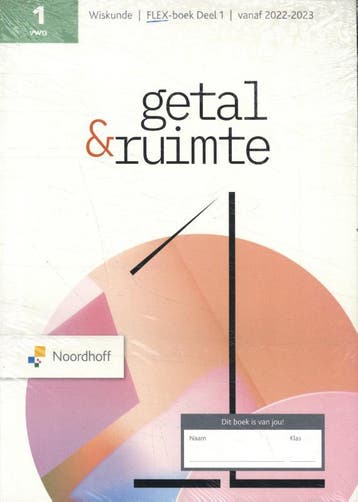 Getal  Ruimte 13e ed vwo 1 FLEX leerboek 12 9789001312862, Verzenden, Zo goed als nieuw