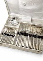 H. Perier - Bestekset voor 12 personen (37) - Verzilverd, Antiek en Kunst