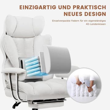 Ergonomische Bureaustoel -  Office Chair - Gamestoel - Volwa, Verzenden, Zo goed als nieuw