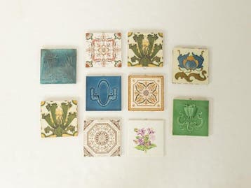Art Nouveau Tegel (10) - Bloemmotieven en ornamenten - Art